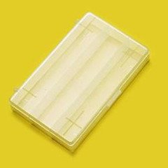 PP Kapaklı Kutu & 165x112x31 mm & 3 Bölmeli & 1 Adet