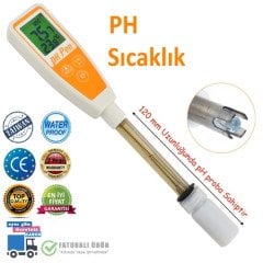 pH / Sıcaklık Metre & Kalem Tipi & Uzun Cam Problu & & AZ 8692 -1 Adet