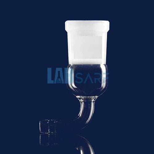 Adaptör Kıvrık Musluksuz Çap 8 Mm Dişi Şilif: Ns 14/23- (1 Adet)