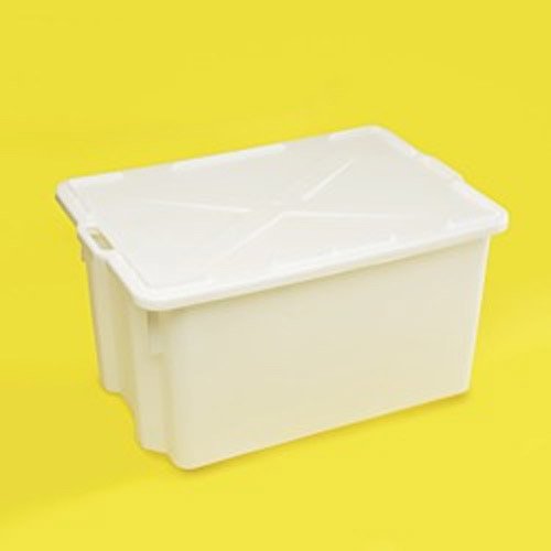 HDPE Taşıma Kabı & Kapaklı & 630x440x340 mm & 65 Lt & 1 Adet