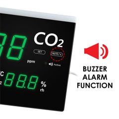 Karbondioksit / Sıcaklık / Nem Ölçüm Cihazı & AZ 7729 -1 Adet