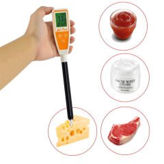 pH / Sıcaklık Metre & Uzun Sivri Uç Problu & Gıda-Kozmetik AZ 8694 -1 Adet