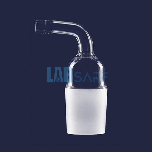 Adaptör Kıvrık Musluksuz Çap 10 Mm Erkek Şilif: Ns 29/32 Nozül- (1 Adet)