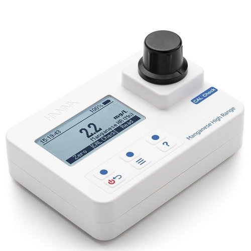 Taşınabilir Fotometre & CAL Kontrollü Manganez Yüksek Menzilli & 0.0 ila 20.0 mg/L Aralığı & Taşıma Çantası ve CAL Check Standartlarını İçeren Kit -1 Adet