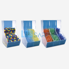 Dispenser Kutusu Akrilik Üç Bölmeli-(1 Adet)