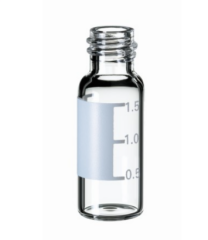 1.5ml Vida Kapaklı ND-9 Vial 32 x 11,6 mm, Şeffaf  Etiketli ve Dereceli 100AD/PK