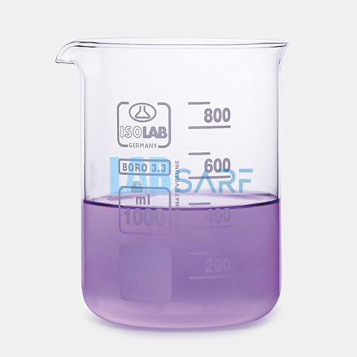 Beher Cam Kısa Form 1000 Ml Borosilikat 3.3- 1 Adet