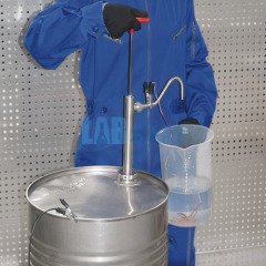 Paslanmaz Çelik Varil Pompası & Tahliye Borusu & Daldırma Derinliği 57 cm & 5601-0500