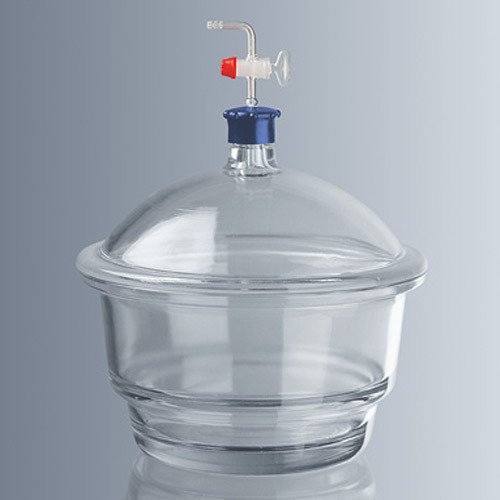 Desikatör & Cam & Disksiz & Plastik Tutacaklı & Musluklu & 100 mm -1 Adet