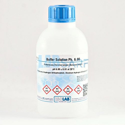 Ph Tampon Çözeltisi Ph Aralığı 6.00 ± 0.01 (Potasyum Di-Hidrojen Ortofosfat, Disodyum Hidrojen Ortofosfat)  - 1 L/Şişe - (1 Adet)