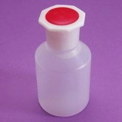 PP Şişe & Çözelti İçin & Şilif Kapaklı & 100 ml & 1 Adet