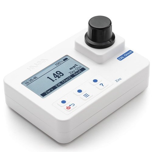 Taşınabilir Fotometre & CAL Kontrollü Çinko & 0.00 - 3.00 mg/L Aralığı & Sadece Metre -1 Adet