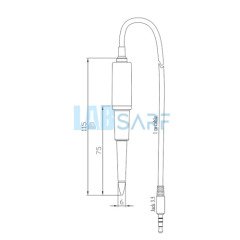 Süt Ürünleri için Dijital PVDF Vücut Gıda Bakımı pH Elektrodu
