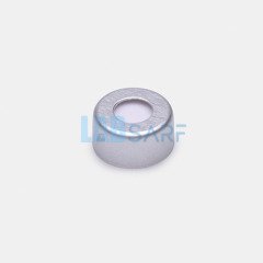 Crimp Kapak & Septa N11 Vialler İçin Tef / Yarıksız - 100 Adet / Paket - (1 Paket)