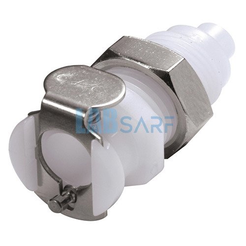 Hortum Kaplini & Çabuk Açılan & Hortum Başlığı İle Plaka Montajı & 1.6 mm & POM & NW 3.2 mm & 8743-1101