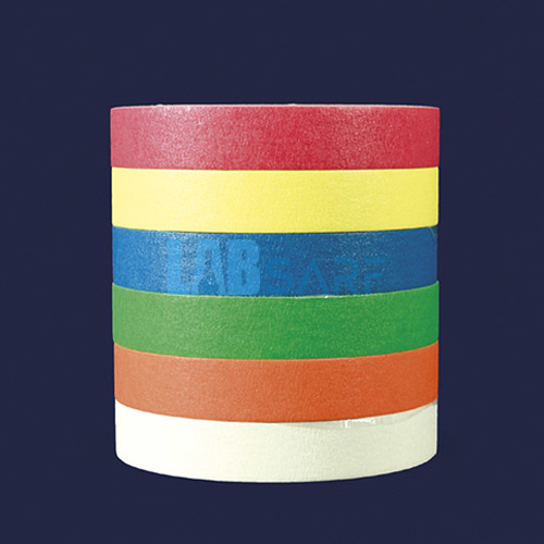 Bant Etiketleme Rulo 6 Değişik Renk-6 Adet / Paket-(1 Paket)